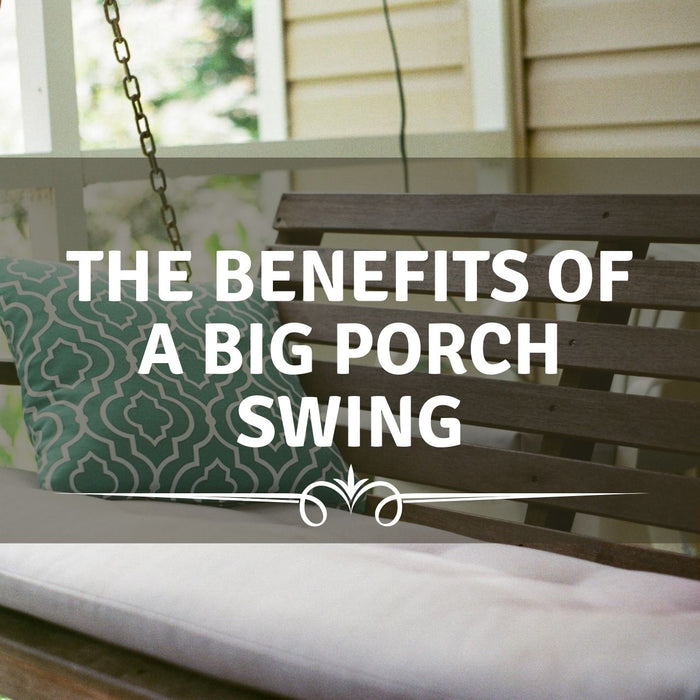 Large porch swing