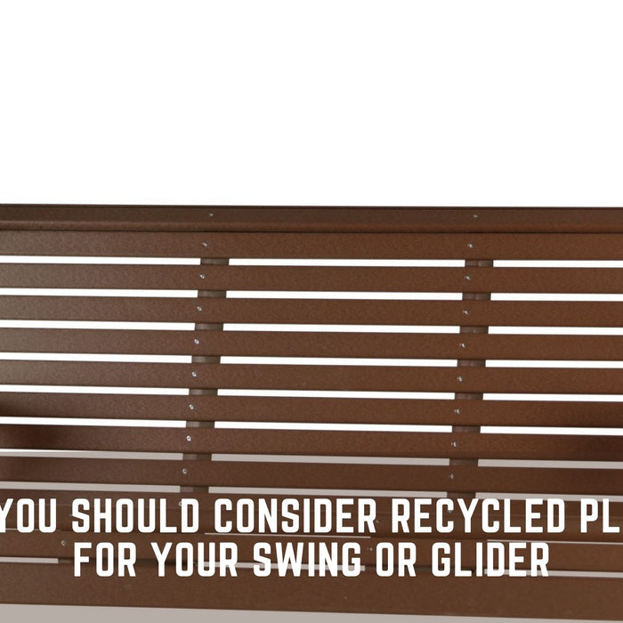 Adirondack porch swings plastic