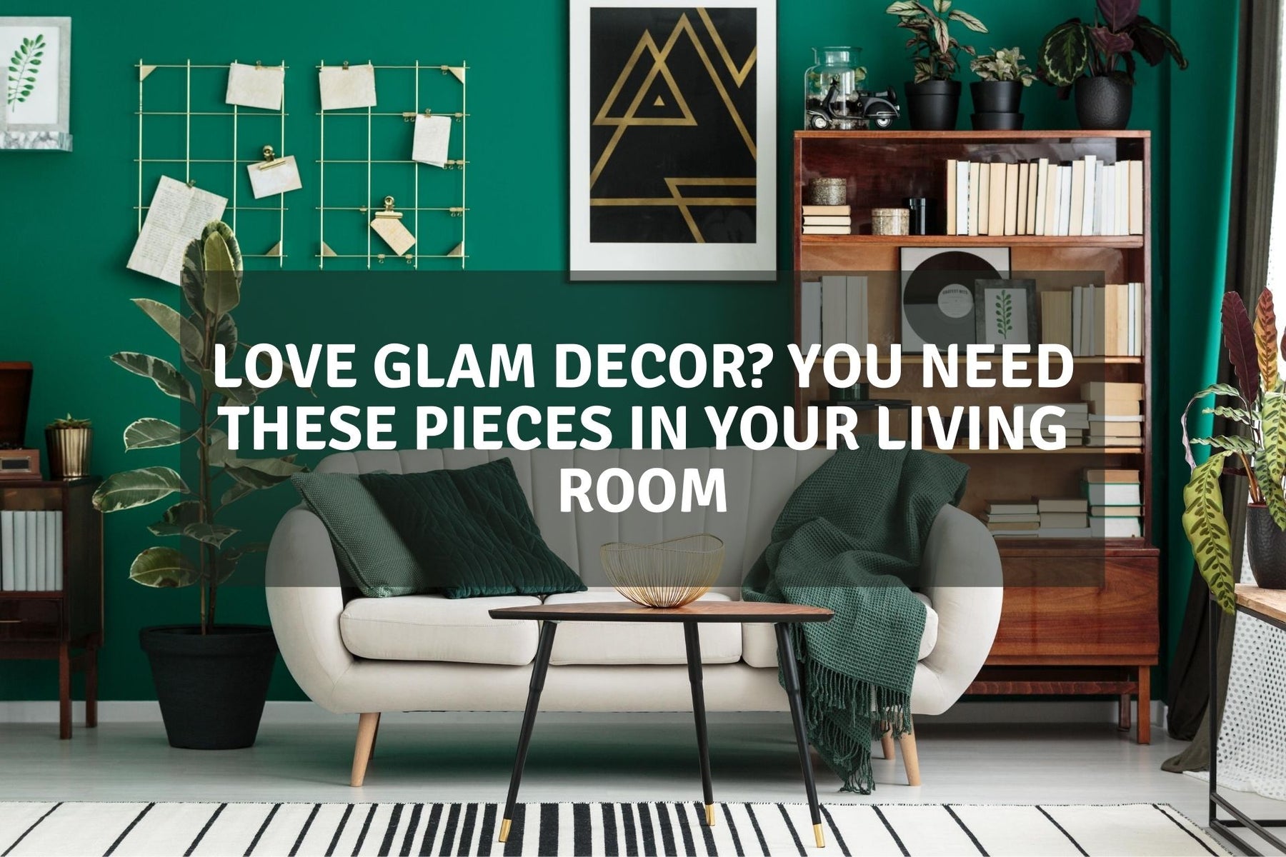 modern glam interior design