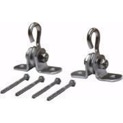 Stainless steel porch swing hanging kit with chains and hooks