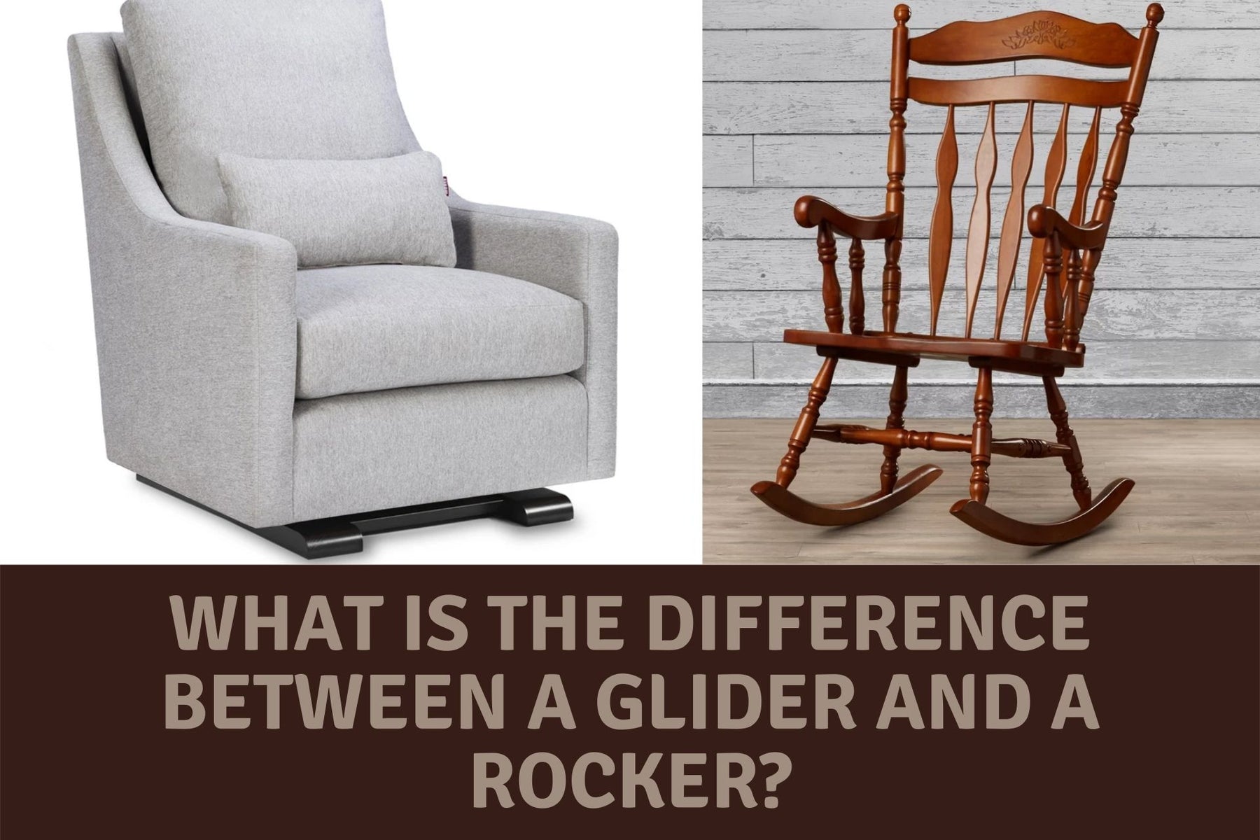 Glider vs rocker for baby