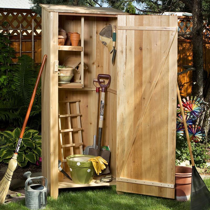 All Things Cedar outdoor garden hutch decor