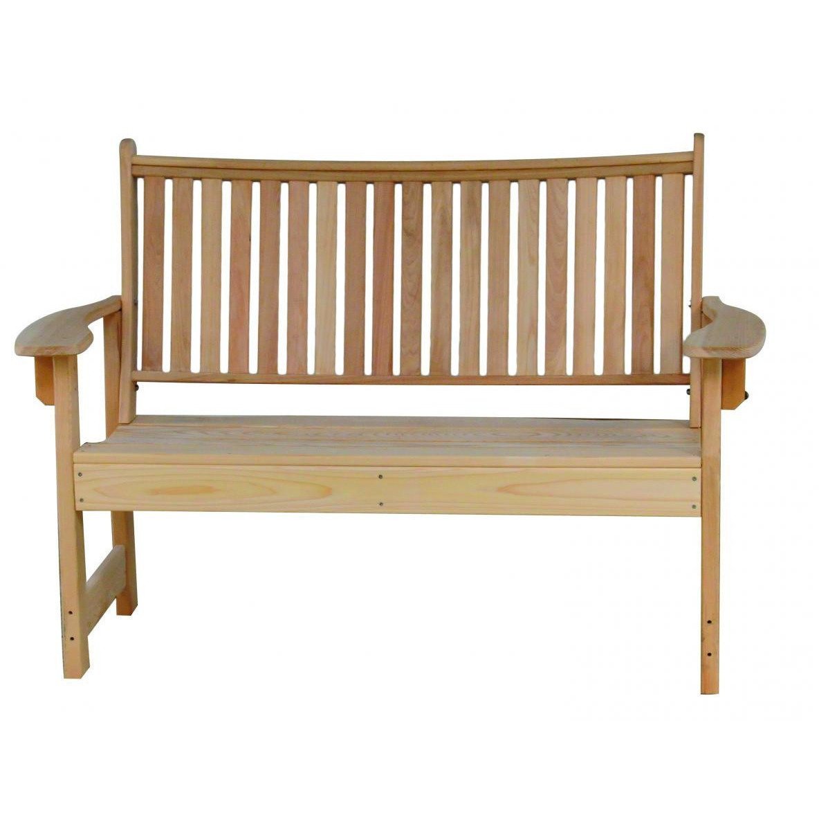 Hershy Way cypress outdoor garden bench