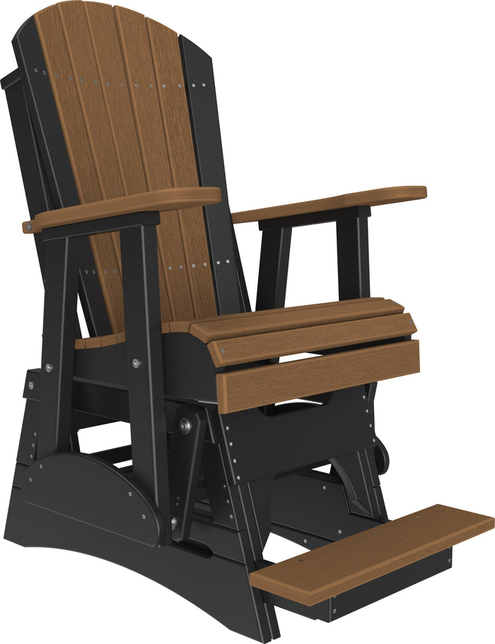 Luxcraft Recycled Plastic Counter Height 2' Adirondack Counter Height Balcony Glider