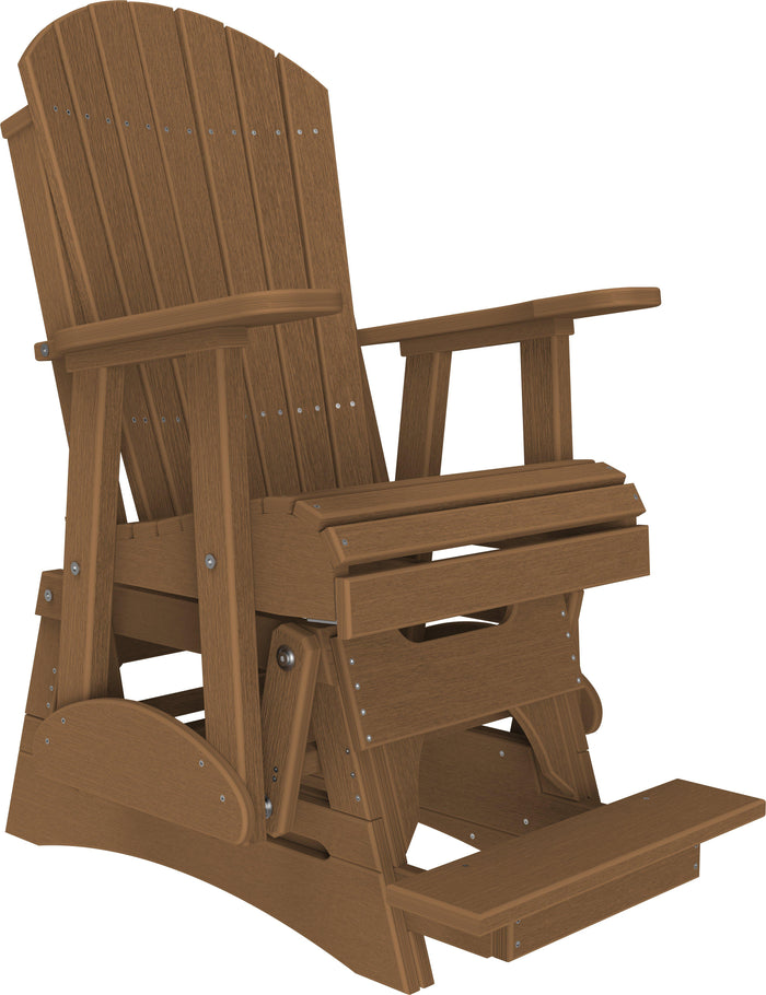 Luxcraft Recycled Plastic Counter Height 2' Adirondack Counter Height Balcony Glider