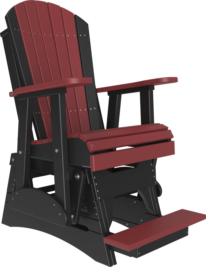 Luxcraft Recycled Plastic Counter Height 2' Adirondack Counter Height Balcony Glider