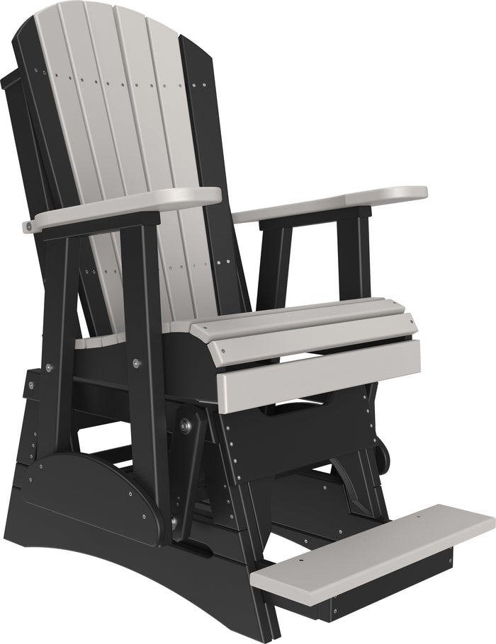Luxcraft Recycled Plastic Counter Height 2' Adirondack Counter Height Balcony Glider