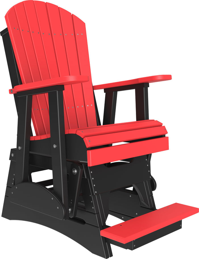 Luxcraft Recycled Plastic Counter Height 2' Adirondack Counter Height Balcony Glider