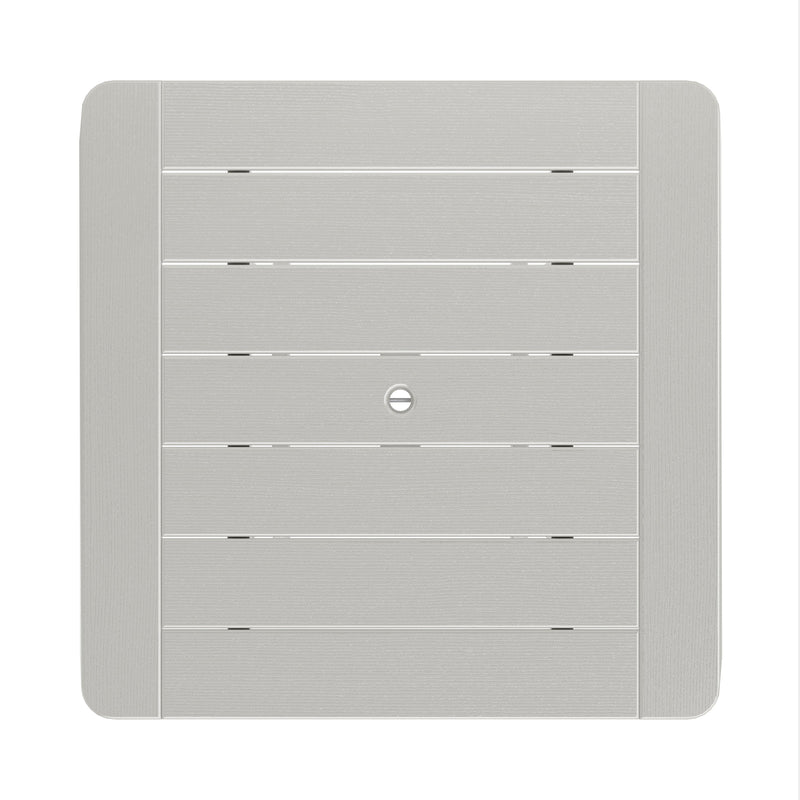 SoPoly 44" Savannah Square Bar Table in Heron Gray (image 2 of 2)