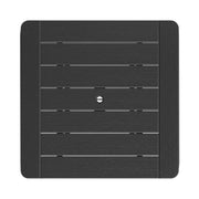 SoPoly 44" Savannah Square Dining Table in Black