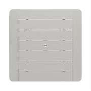 SoPoly 44" Savannah Square Dining Table in Heron Gray