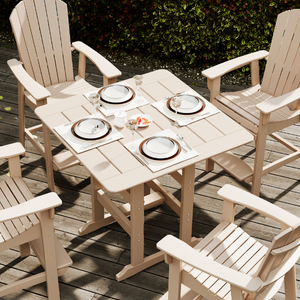 SoPoly 44" Savannah Square Bar Table — SoPoly outdoor poly furniture (image 1 of 3)