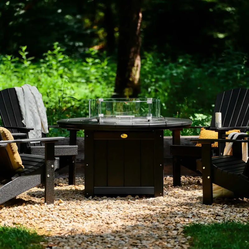 LuxCraft Lumin Fire Pit 46" Round detail
