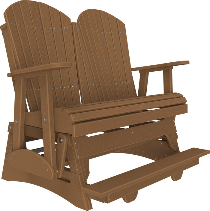 Luxcraft Recycled Plastic Counter Height 4' Adirondack Balcony Glider