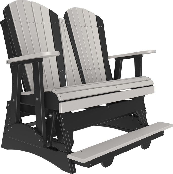 Luxcraft Recycled Plastic Counter Height 4' Adirondack Balcony Glider