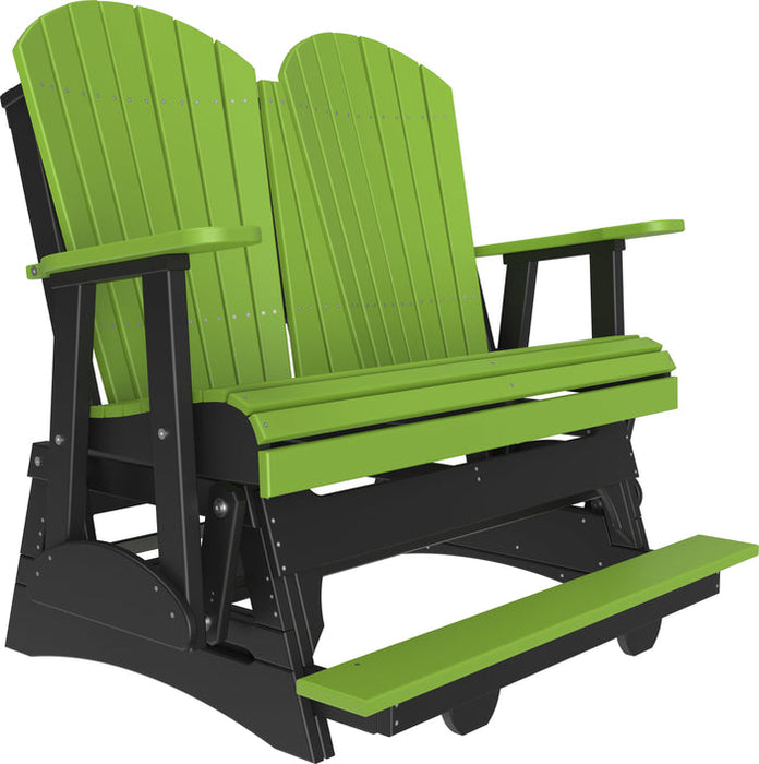 Luxcraft Recycled Plastic Counter Height 4' Adirondack Balcony Glider