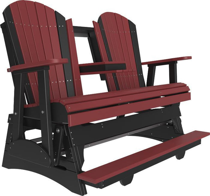 Luxcraft Counter Height Recycled Plastic 5' Adirondack Balcony Glider