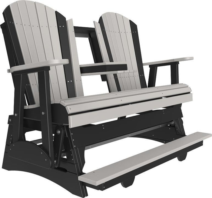 Luxcraft Counter Height Recycled Plastic 5' Adirondack Balcony Glider