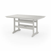 SoPoly 72" Savannah Farmhouse Counter Table in Heron Gray (image 1 of 2)