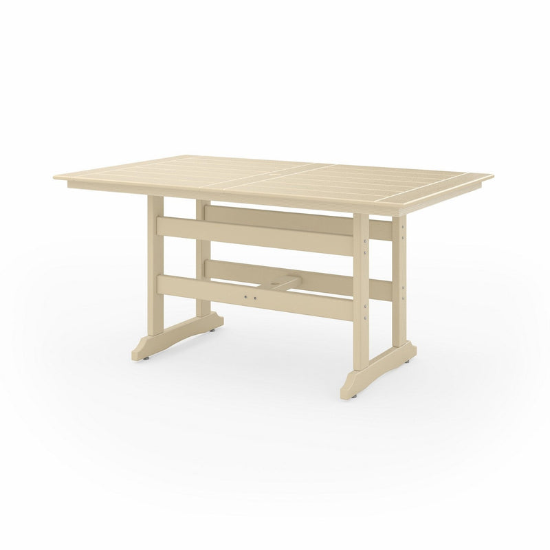 SoPoly 72" Savannah Farmhouse Counter Table in Tybee Sand (image 1 of 2)
