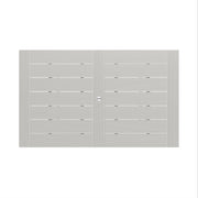 SoPoly 72" Savannah Farmhouse Counter Table in Heron Gray (image 2 of 2)