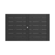 SoPoly 72" Savannah Farmhouse Dining Table in Black (image 2 of 2)