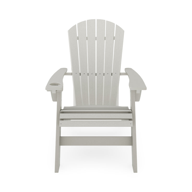 SoPoly St Simons Curved Back Adirondack Chair