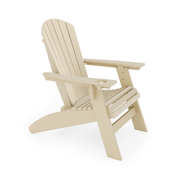 SoPoly St Simons Curved Back Adirondack Chair in Tybee Sand