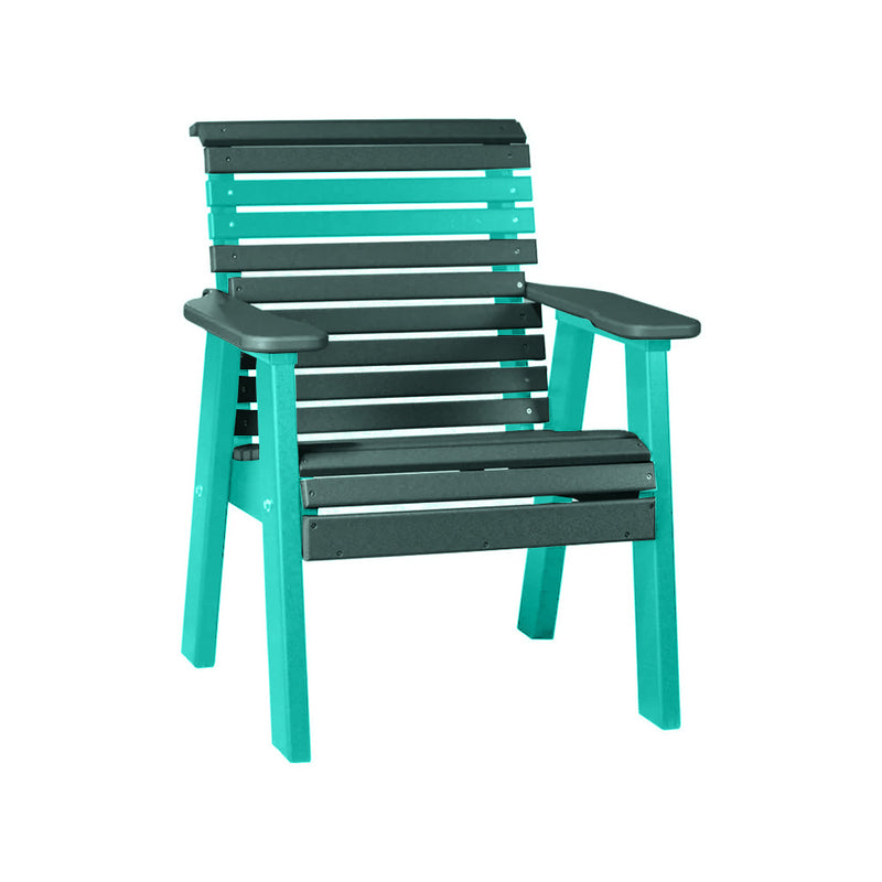 LuxCraft Green 2' Rollback Recycled Plastic Chair