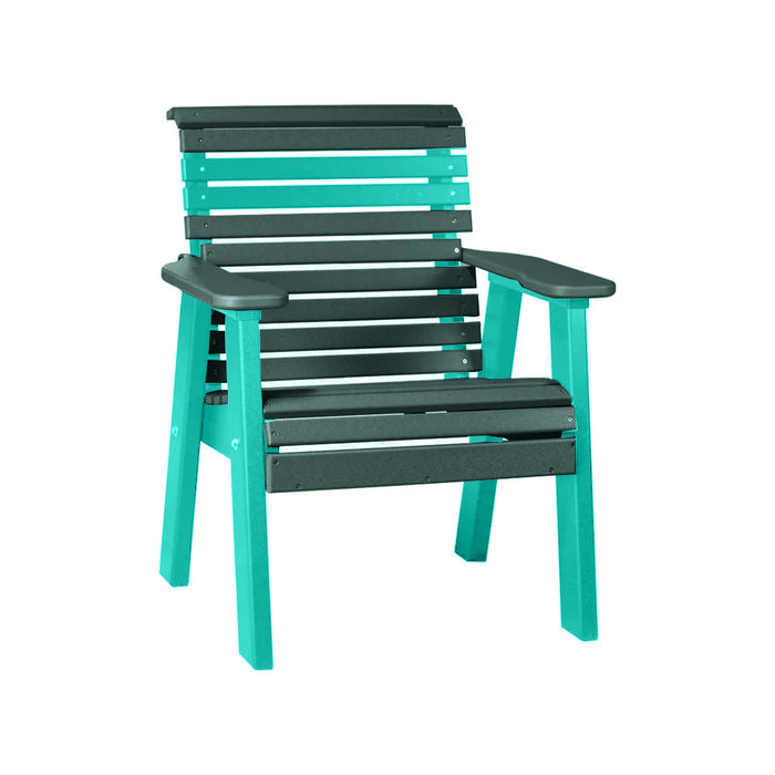 LuxCraft Green 2' Rollback Recycled Plastic Chair
