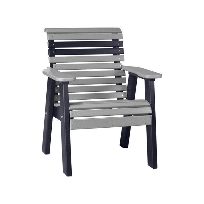 LuxCraft Slate 2' Rollback Recycled Plastic Chair