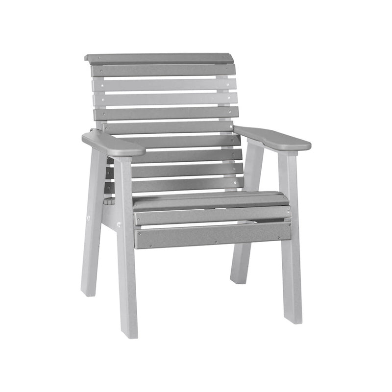 LuxCraft Slate 2' Rollback Recycled Plastic Chair