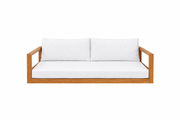 Delray Teak Porch Swing Bed — Standard — ModHaven, additional view