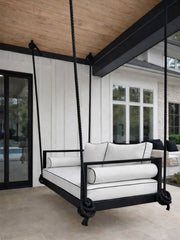 Delray Teak Porch Swing Bed — Small — ModHaven, additional view