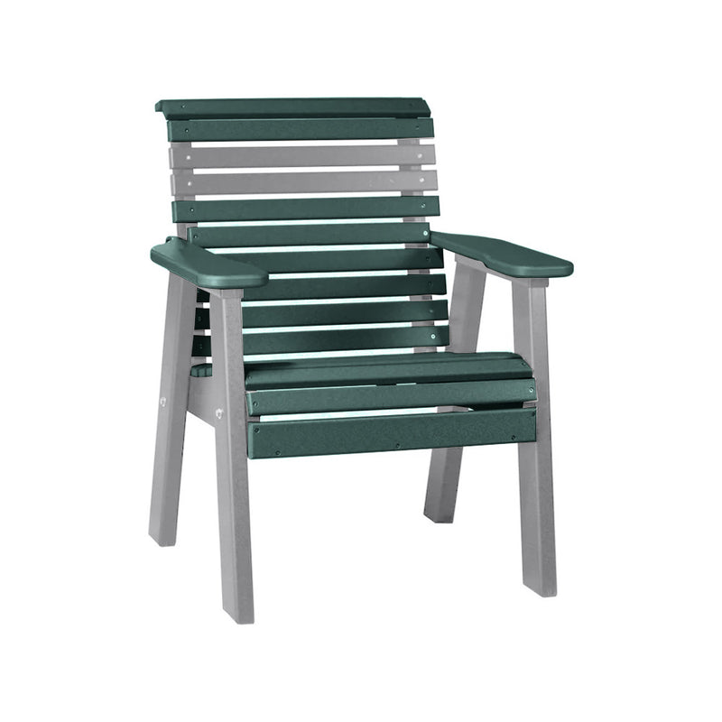 LuxCraft Green 2' Rollback Recycled Plastic Chair