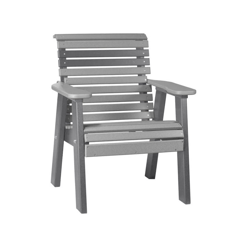 LuxCraft Slate 2' Rollback Recycled Plastic Chair