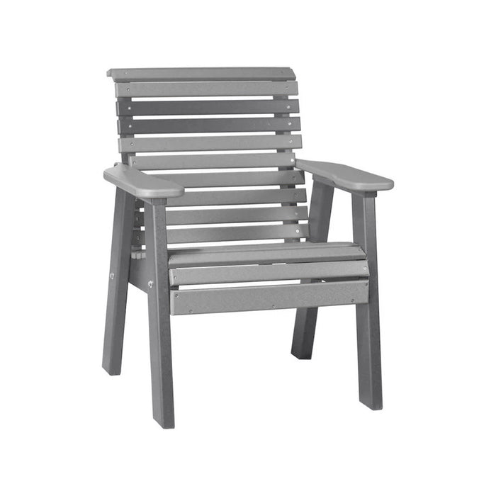 LuxCraft Slate 2' Rollback Recycled Plastic Chair