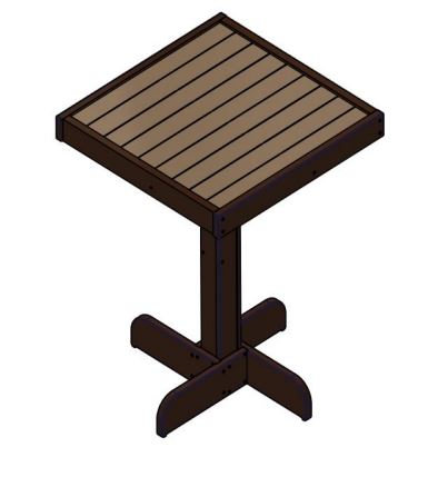 PolyScape by Bedford Distributor Small High Table