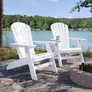 SoPoly St Simons Curved Back Adirondack Chair — SoPoly outdoor poly furniture (image 1 of 4)