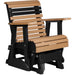 LuxCraft Silla Mecedora Rollback 2 Pies — Cedro sobre Negro