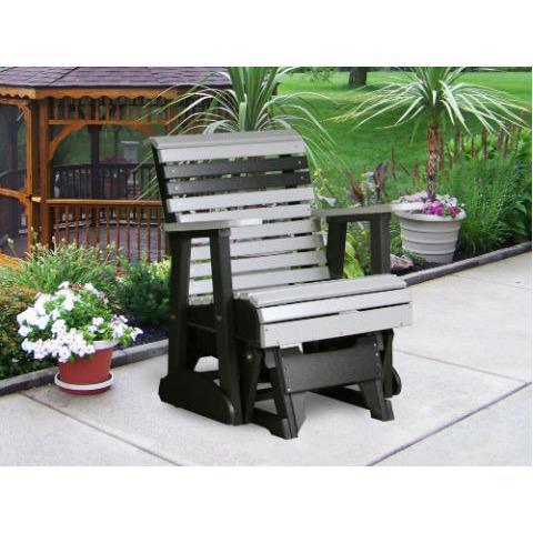 LuxCraft Silla Mecedora Rollback 2 Pies de plástico reciclado