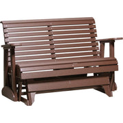LuxCraft Banco Mecedora Rollback 4 Pies — Castaño Marrón