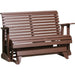 LuxCraft Banco Mecedora Rollback 4 Pies — Castaño Marrón