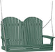 LuxCraft Columpio de Porche Adirondack 4 Pies — Verde