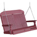 LuxCraft Columpio Clásico Respaldo Alto 4 Pies — Cherry