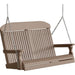 LuxCraft Columpio Clásico Respaldo Alto 4 Pies — Weatherwood