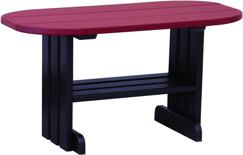 LuxCraft Mesa de Centro — Cherrywood sobre Negro