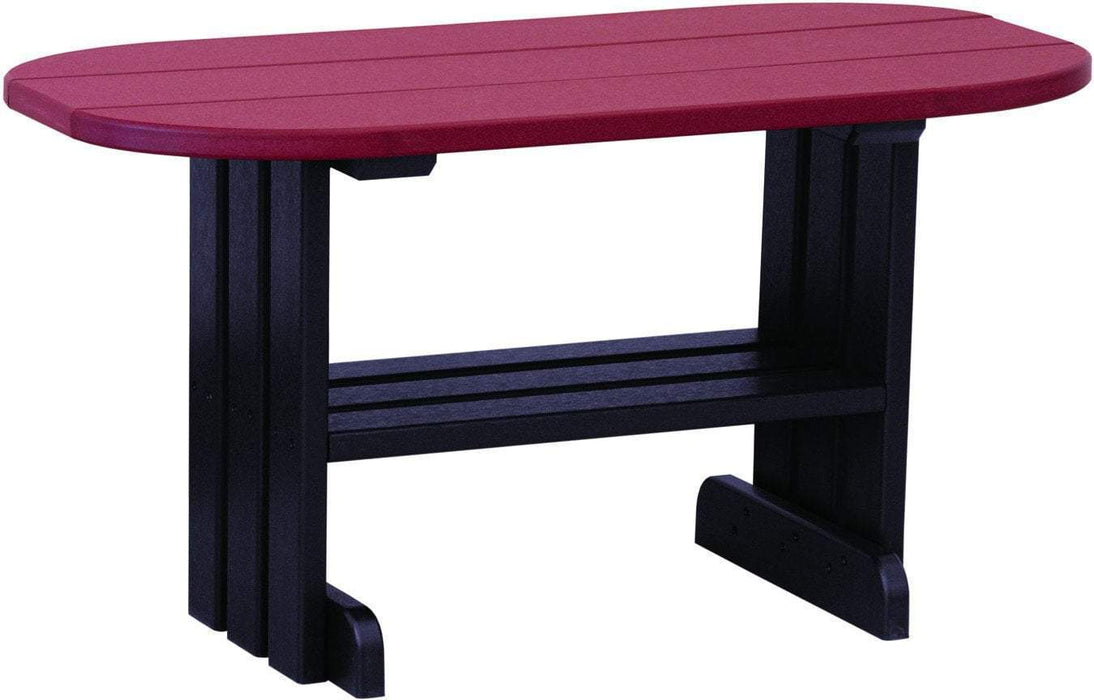 LuxCraft Mesa de Centro — Cherrywood sobre Negro