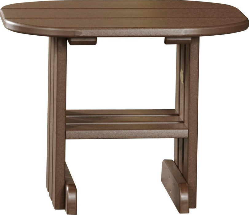 LuxCraft Mesa Auxiliar — Castaño Marrón