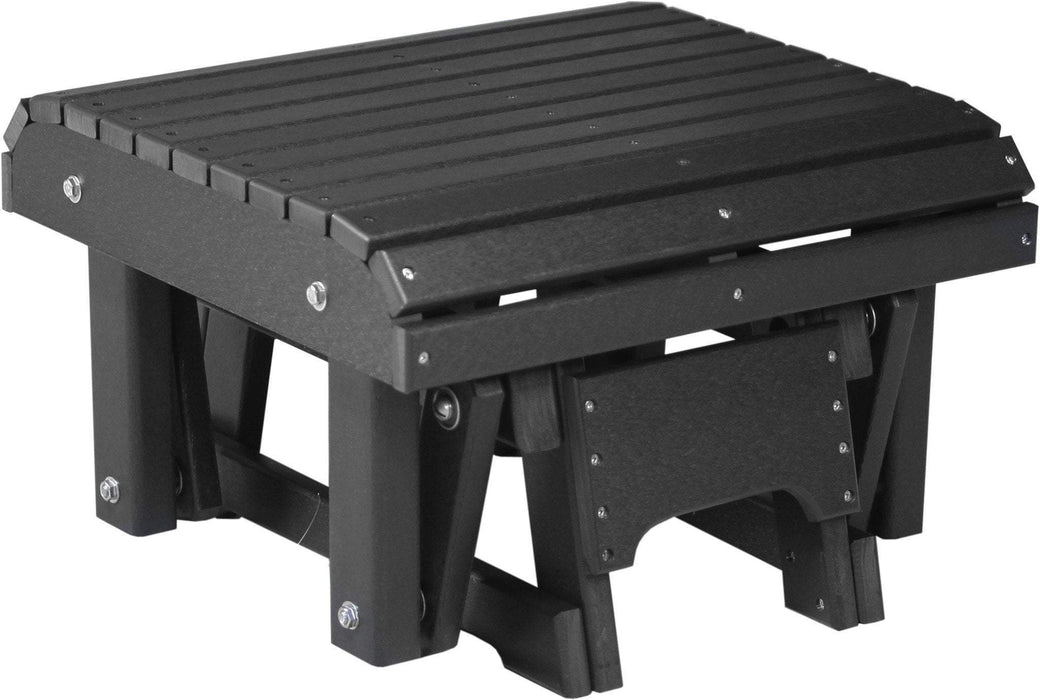LuxCraft Reposapiés para Mecedora Exterior — Negro